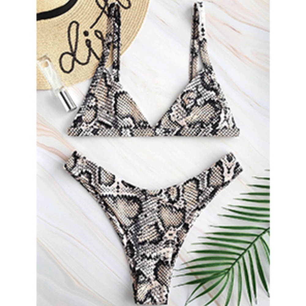 Snake Print Bikini - Picture 2 of 11